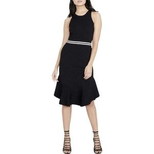 RACHEL Rachel Roy Sleeveless Fitted Dress Black S